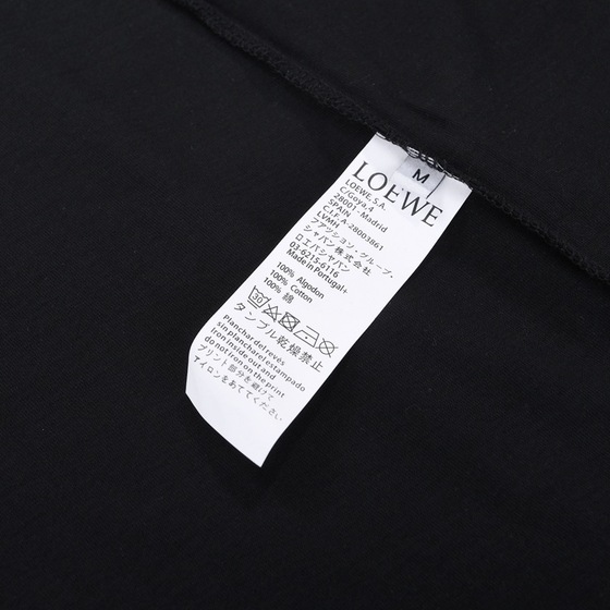 Tee Loewe Bird Black Ss2022