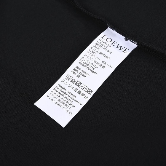 Tee Loewe Flowed Black Ss2022