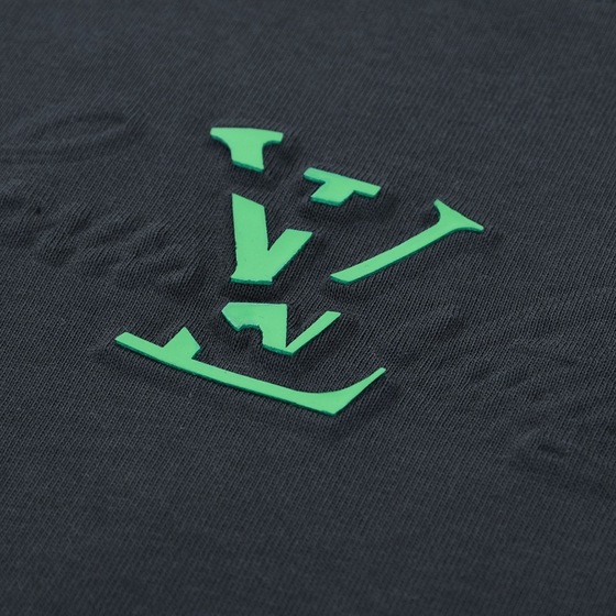 Tee Lv 3d Logo Gray Ss2022