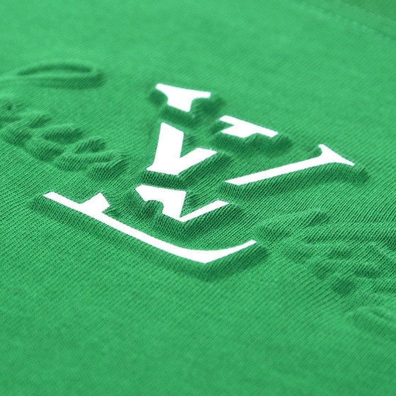 Tee Lv 3d Logo Green Ss2022