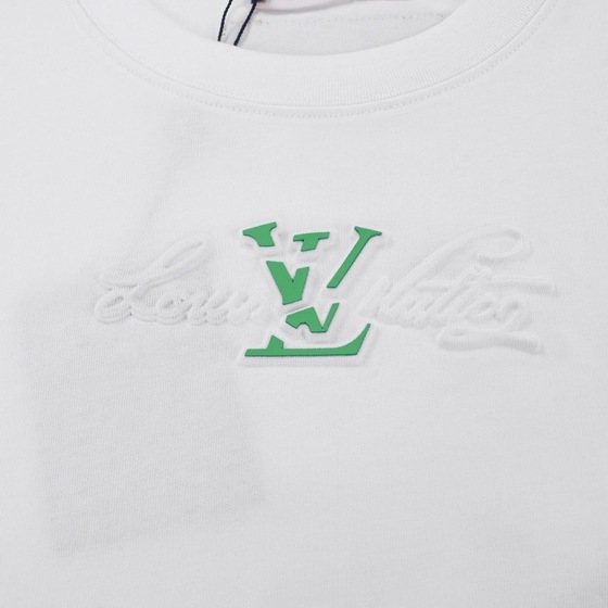 Tee Lv 3d Logo White Ss2022
