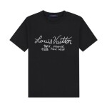 Tee Lv Letter Black Ss2022