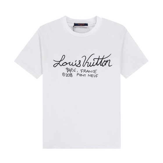 Tee Lv Letter White Ss2022