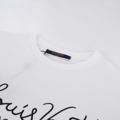 Tee Lv Letter White Ss2022