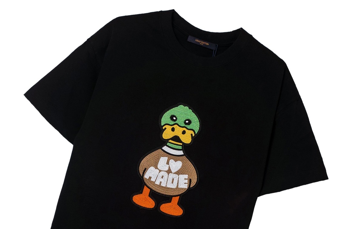 Tee Lv Made Duck Black Ss 2022