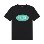 Tee Lv Oval Black Ss2022