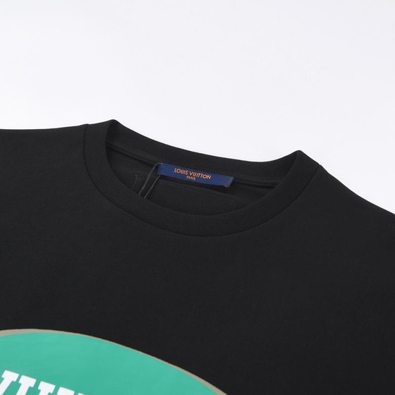 Tee Lv Oval Black Ss2022