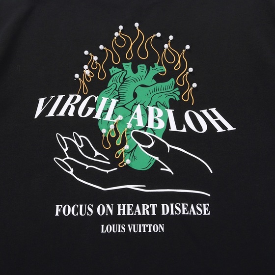 Tee Lv Virgil Abloh Ss 2022 Black
