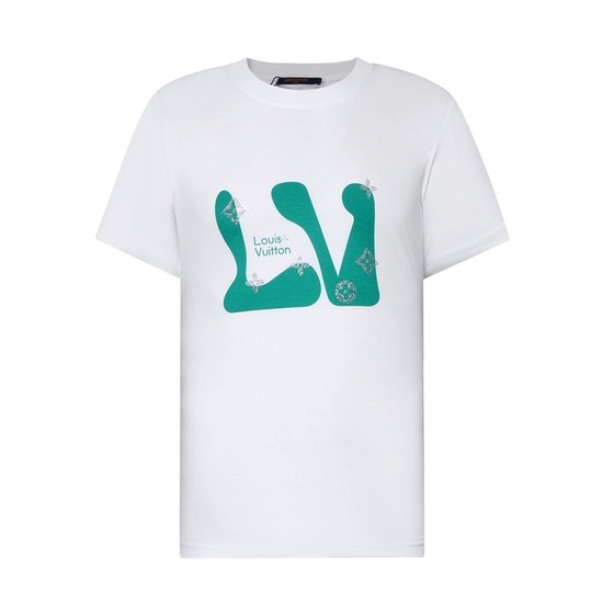 Tee Lv Water Green White Ss2022