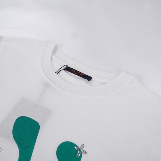 Tee Lv Water Green White Ss2022