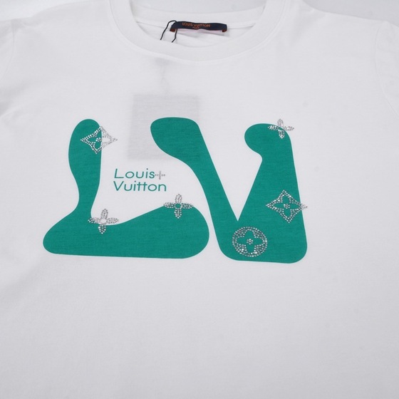 Tee Lv Water Green White Ss2022