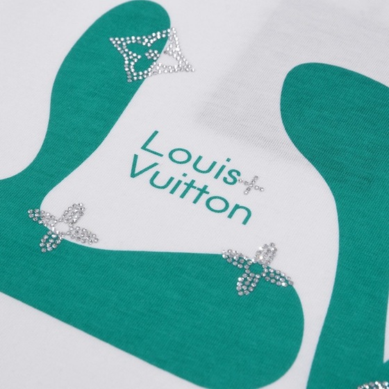 Tee Lv Water Green White Ss2022