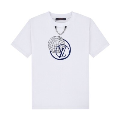 Tee Lv Worldwide White Ss2022