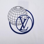 Tee Lv Worldwide White Ss2022