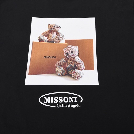 Tee Palm Angle Box Teddy Black Ss2022