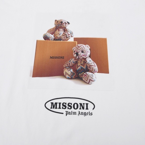 Tee Palm Angle Box Teddy White Ss2022