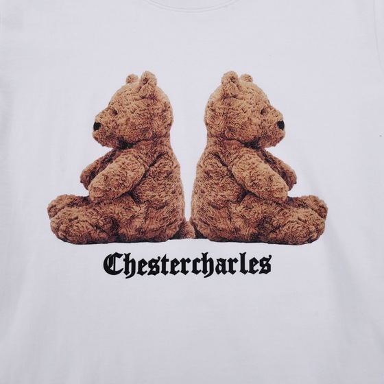 Tee Palm Angle Teddy Bear White Ss2022