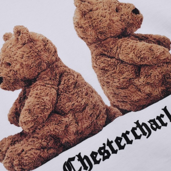 Tee Palm Angle Teddy Bear White Ss2022