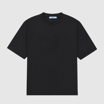 Tee Prada 3d Logo Black Ss2022
