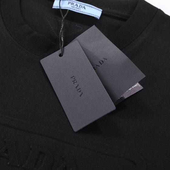 Tee Prada 3d Logo Black Ss2022