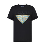 Tee Prada Flower Black Ss2022