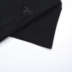 Tee Prada Kystal Logo Black Ss2022
