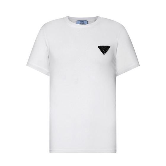 Tee Prada Kystal Logo White Ss2022