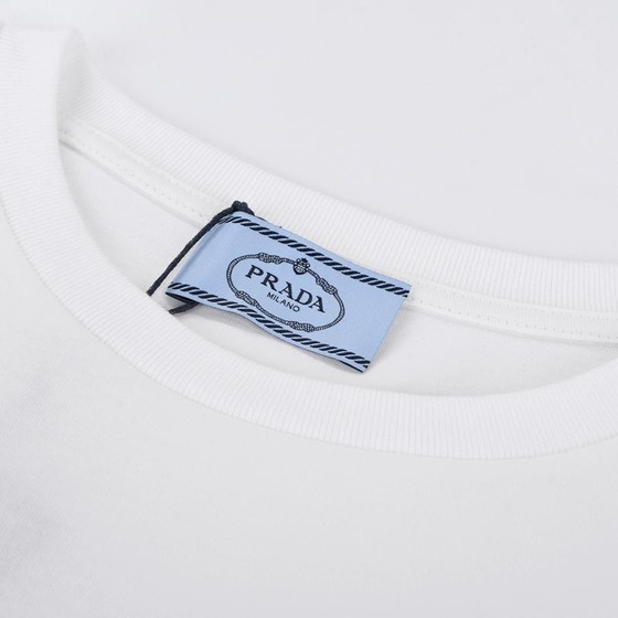 Tee Prada Kystal Logo White Ss2022