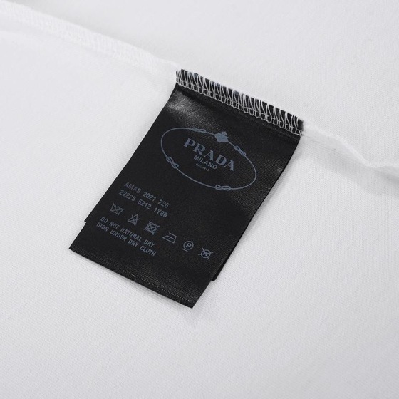 Tee Prada Kystal Logo White Ss2022