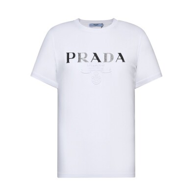 Tee Prada Kystal White Ss2022