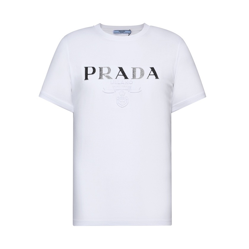 Tee Prada Kystal White Ss2022