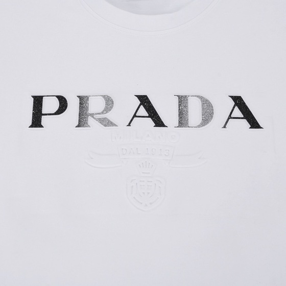 Tee Prada Kystal White Ss2022