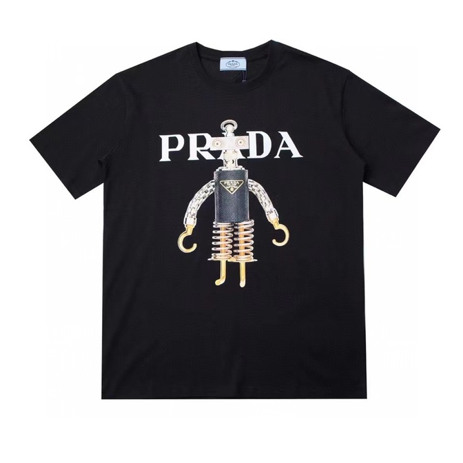 Tee Prada Robot Black Ss2022