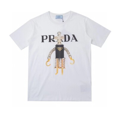 Tee Prada Robot White Ss2022