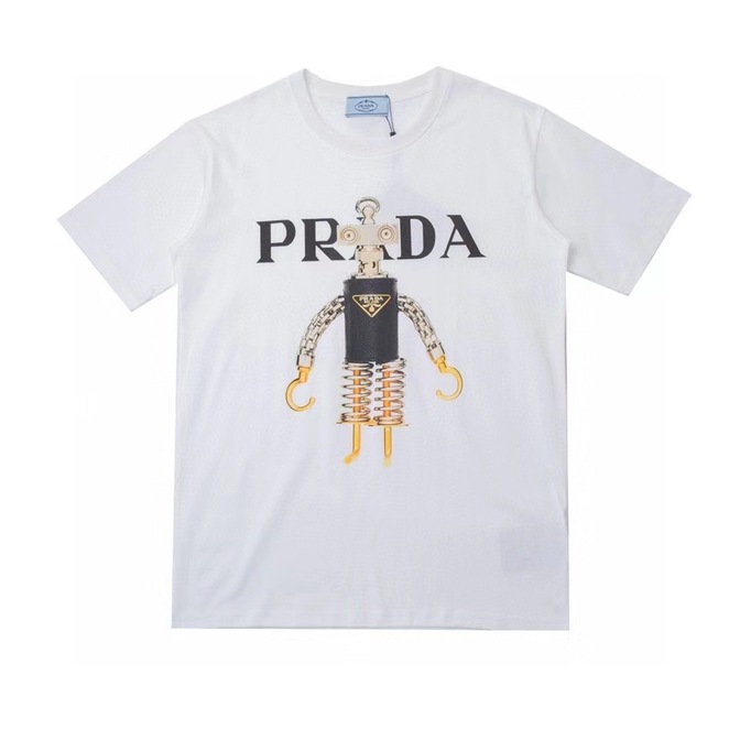 Tee Prada Robot White Ss2022