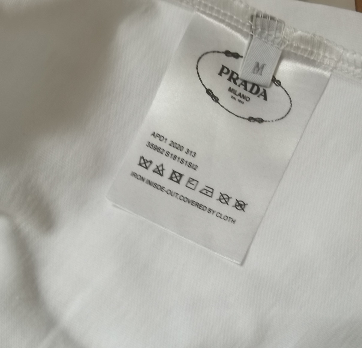 Tee Prada Robot White Ss2022