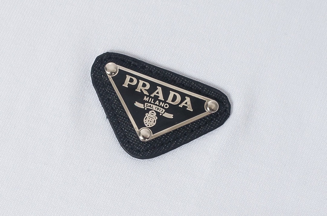Tee Prada Small Logo White Ss2022