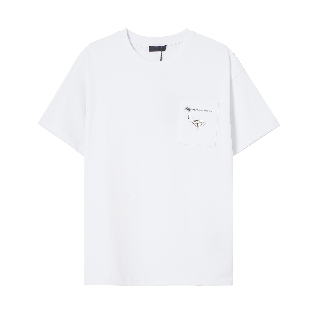 Tee Prada Zip White Ss2021