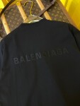 Tee Balenciaga Basic Logo Black Ss2022