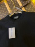 Tee Balenciaga Basic Logo Black Ss2022