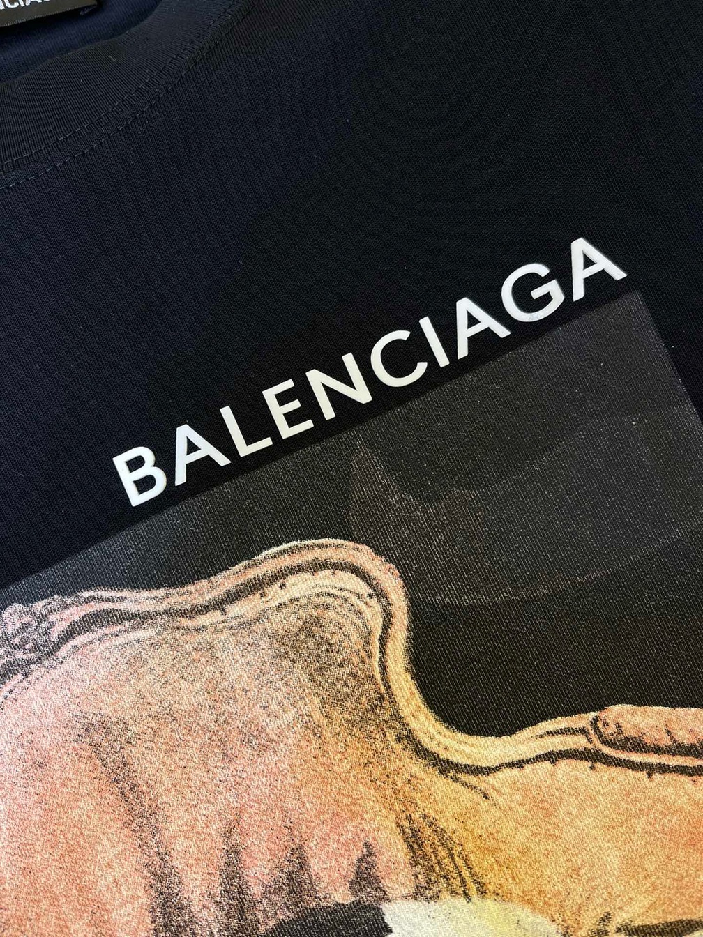 Tee Balenciaga Cat Black Ss2022