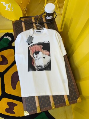 Tee Balenciaga Cat White Ss2022