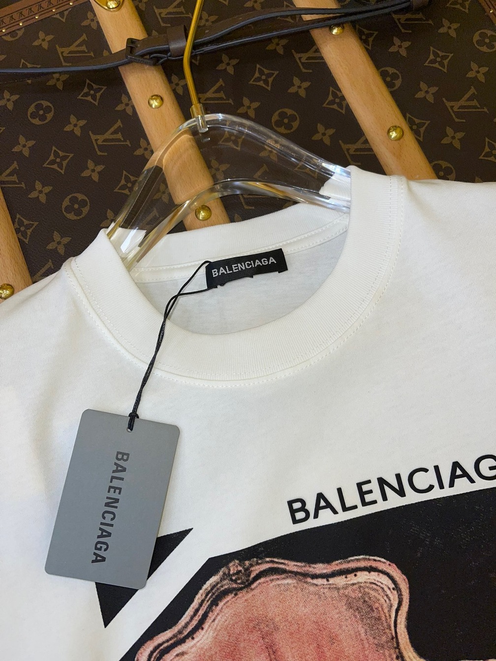 Tee Balenciaga Cat White Ss2022