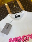 Tee Balenciaga Logo Ice Cream White Ss2022