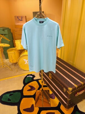 Tee Balenciaga Logo Lightly Green Ss2022