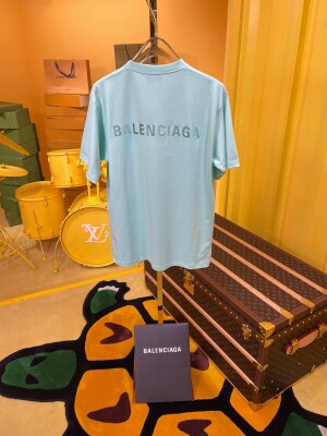 Tee Balenciaga Logo Lightly Green Ss2022