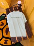 Tee Balenciaga Logo Lightly Green Ss2022