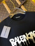 Tee Balenciaga Logo Print Black Ss2022
