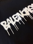 Tee Balenciaga Logo Print Black Ss2022