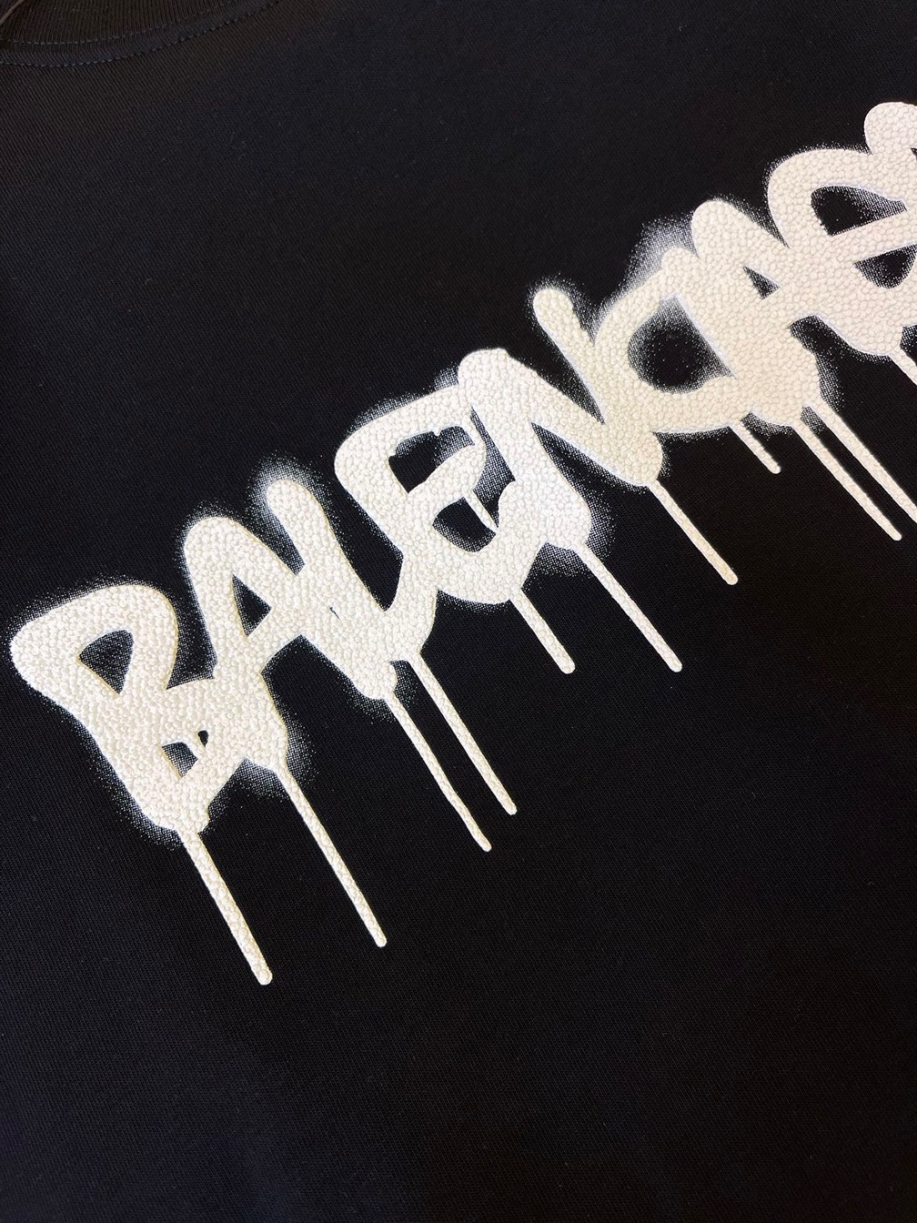 Tee Balenciaga Logo Print Black Ss2022